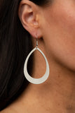 Paparazzi "Fierce Fundamentals" Silver Earrings Paparazzi Jewelry