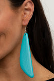 Paparazzi "Scuba Dream" Blue Earrings Paparazzi Jewelry