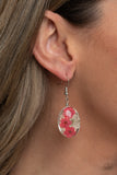 Paparazzi "Encased Enchantment" Pink Earrings Paparazzi Jewelry