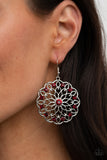 Paparazzi "Posy Proposal" Red Earrings Paparazzi Jewelry