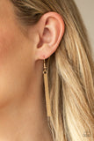 Paparazzi "Moonlight Sailing" Gold Necklace & Earring Set Paparazzi Jewelry