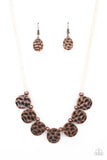 Paparazzi "Turn Me Loose" Copper Necklace & Earring Set Paparazzi Jewelry