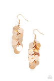 Paparazzi "Hear Me Shimmer" Gold Earrings Paparazzi Jewelry