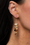 Paparazzi "Hear Me Shimmer" Gold Earrings Paparazzi Jewelry