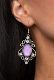 Paparazzi "Tour De Fairytale" Purple Earrings Paparazzi Jewelry