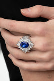 Paparazzi "Five Star Stunner" Blue Ring Paparazzi Jewelry
