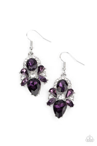 Paparazzi "Stunning Starlet" Purple Earrings Paparazzi Jewelry