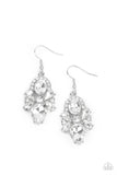 Paparazzi "Stunning Starlet" White Earrings Paparazzi Jewelry