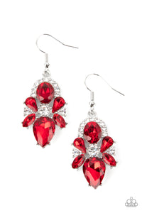 Paparazzi "Stunning Starlet" Red Earrings Paparazzi Jewelry