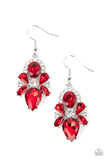 Paparazzi "Stunning Starlet" Red Earrings Paparazzi Jewelry