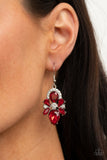 Paparazzi "Stunning Starlet" Red Earrings Paparazzi Jewelry