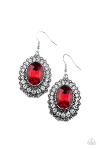 Paparazzi "Glacial Gardens" Red Earrings Paparazzi Jewelry