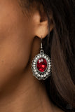 Paparazzi "Glacial Gardens" Red Earrings Paparazzi Jewelry