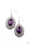 Paparazzi "Glacial Gardens" Purple Earrings Paparazzi Jewelry