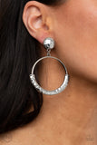 Paparazzi "Rustic Horizons" Silver Clip On Earrings Paparazzi Jewelry