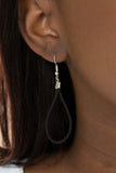 Paparazzi "Homespun Artifact" Black Necklace & Earring Set Paparazzi Jewelry