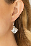Paparazzi "Keeping It RELIC" Silver Necklace & Earring Set Paparazzi Jewelry