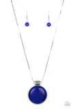 Paparazzi "Look Into My Aura" Blue Necklace & Earring Set Paparazzi Jewelry