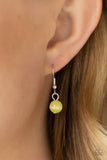 Paparazzi "Look Into My Aura" Yellow Necklace & Earring Set Paparazzi Jewelry