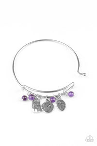 Paparazzi "GROWING Strong" Purple Bracelet Paparazzi Jewelry