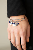 Paparazzi "GROWING Strong" Blue Bracelet Paparazzi Jewelry