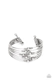 Paparazzi "Industrial Intricacies" Silver Bracelet Paparazzi Jewelry