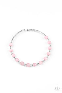 Paparazzi "Tea Party Twinkle" Pink Bracelet Paparazzi Jewelry