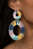 Paparazzi "Foxy Flamenco" Multi Post Earrings Paparazzi Jewelry