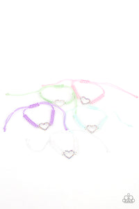 Girl's  Starlet Shimmer 10 for 10 274XX Heart Pull String Bracelets Paparazzi Jewelry