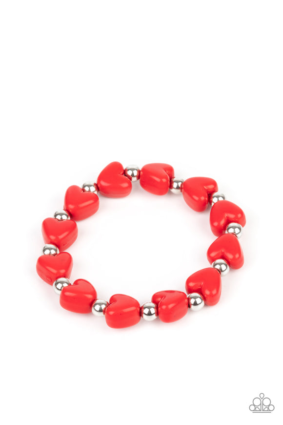 Girl's Starlet Shimmer 10 for $10 268XX Multi Color Heart Bead Bracelets Paparazzi Jewelry