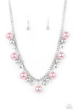 Paparazzi "Galactic Gala" Pink Necklace & Earring Set Paparazzi Jewelry