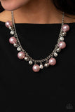 Paparazzi "Galactic Gala" Pink Necklace & Earring Set Paparazzi Jewelry