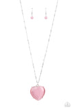 Paparazzi "Warmhearted Glow" Pink Necklace & Earring Set Paparazzi Jewelry