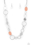 Paparazzi "Colorful Combo" Orange Necklace & Earring Set Paparazzi Jewelry