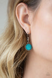 Paparazzi "Terrestrial Trailblazer" Blue Necklace & Earring Set Paparazzi Jewelry