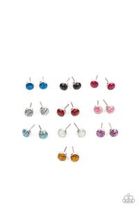 Girl's Starlet Shimmer 10 for $10 333XX Multi Glitter Post Earrings Paparazzi Jewelry