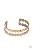 Paparazzi "On The Spot Shimmer" Brass Bracelet Paparazzi Jewelry