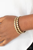 Paparazzi "On The Spot Shimmer" Brass Bracelet Paparazzi Jewelry