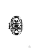 Paparazzi "Open Fire" Black Ring Paparazzi Jewelry