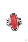 Paparazzi "Home On The  Ranch" Red Ring Paparazzi Jewelry