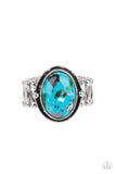 Paparazzi "Terrifically Terrazzo" Blue Ring Paparazzi Jewelry