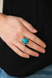 Paparazzi "Terrifically Terrazzo" Blue Ring Paparazzi Jewelry