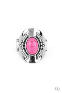 Paparazzi "Santa Fe Sanctuary" Pink Ring Paparazzi Jewelry