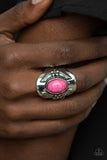 Paparazzi "Santa Fe Sanctuary" Pink Ring Paparazzi Jewelry