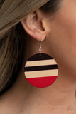 Paparazzi "Yacht Party" Red Earrings Paparazzi Jewelry