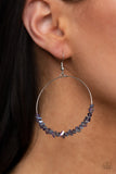 Paparazzi "Glimmering Go-Getter" Purple Oil Spill Earrings Paparazzi Jewelry