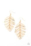 Paparazzi "Palm Lagoon" Gold Earrings Paparazzi Jewelry