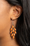 Paparazzi "Flamboyant Foliage" Orange Earrings Paparazzi Jewelry
