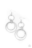 Paparazzi "Getting Hitched" White Earrings Paparazzi Jewelry