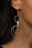 Paparazzi "Getting Hitched" White Earrings Paparazzi Jewelry